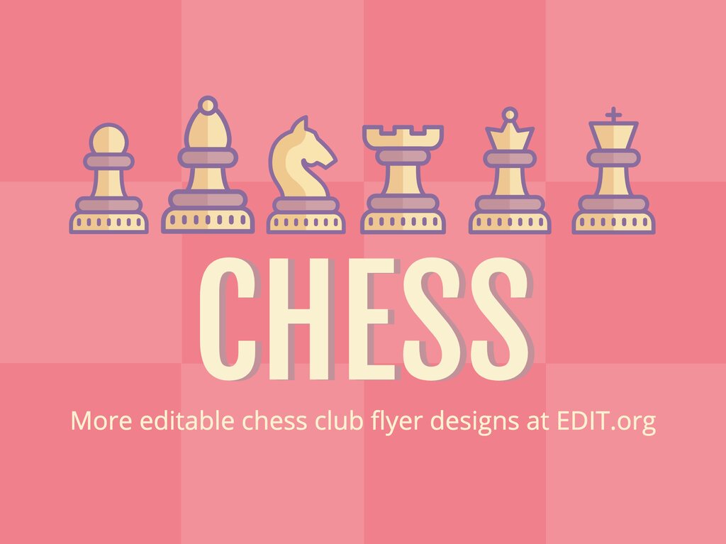 Chess Online Game Half Page Ads Design Templates