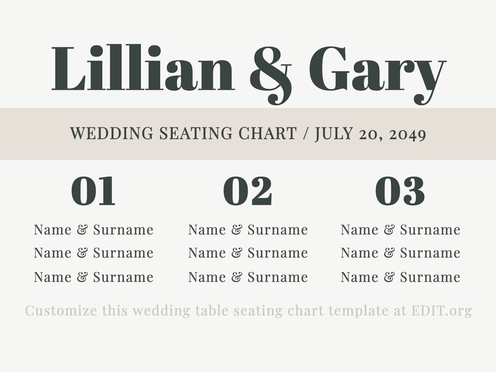 Free Custom Seating Charts Editor, How To Maximize Table Seating For Weddings