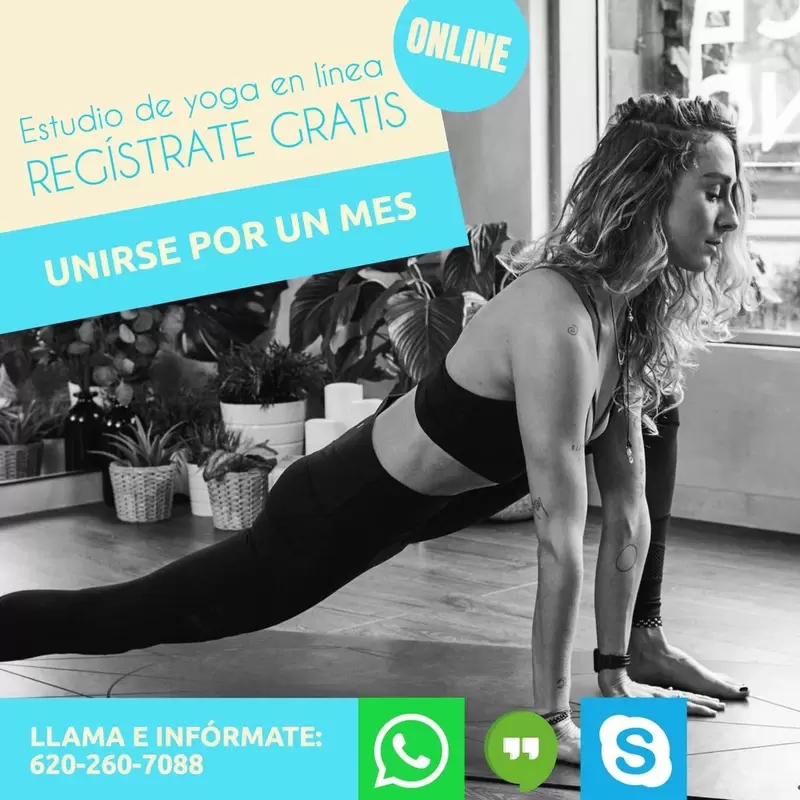 plantilla instagram clase yoga online