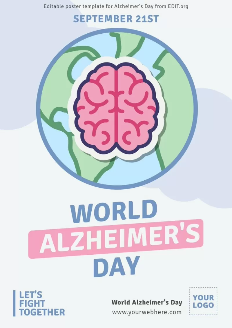 Editable National Alzheimer's Awareness Day