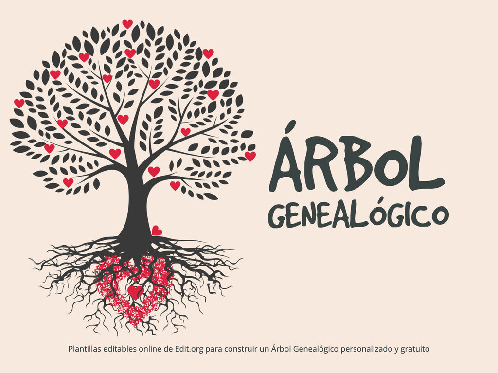 Diseña tu Árbol Genealogico con Plantillas