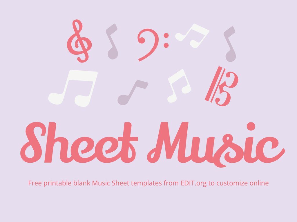 Free Blank Music Sheets To Print