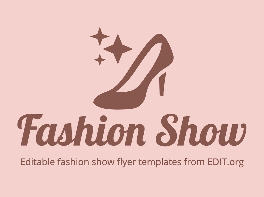 Editable Fashion Show Party Invitation Fashion Show 