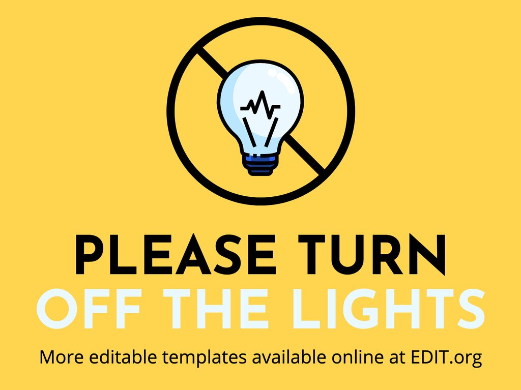 Customize free Turn the Lights