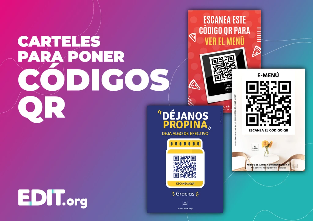 Editor gráfico online de plantillas con código QR gratis