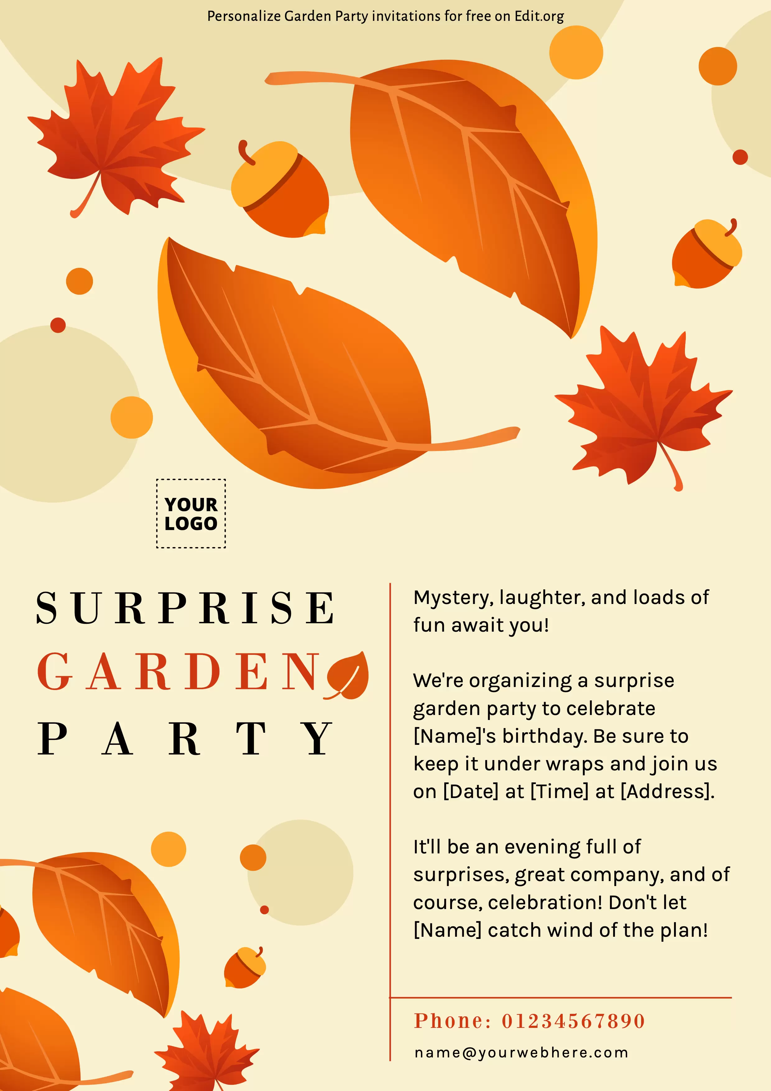 Printable Fairy Garden Party invitations online