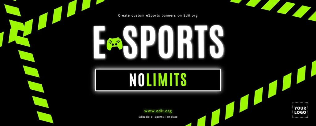 Customizable eSports template free to download