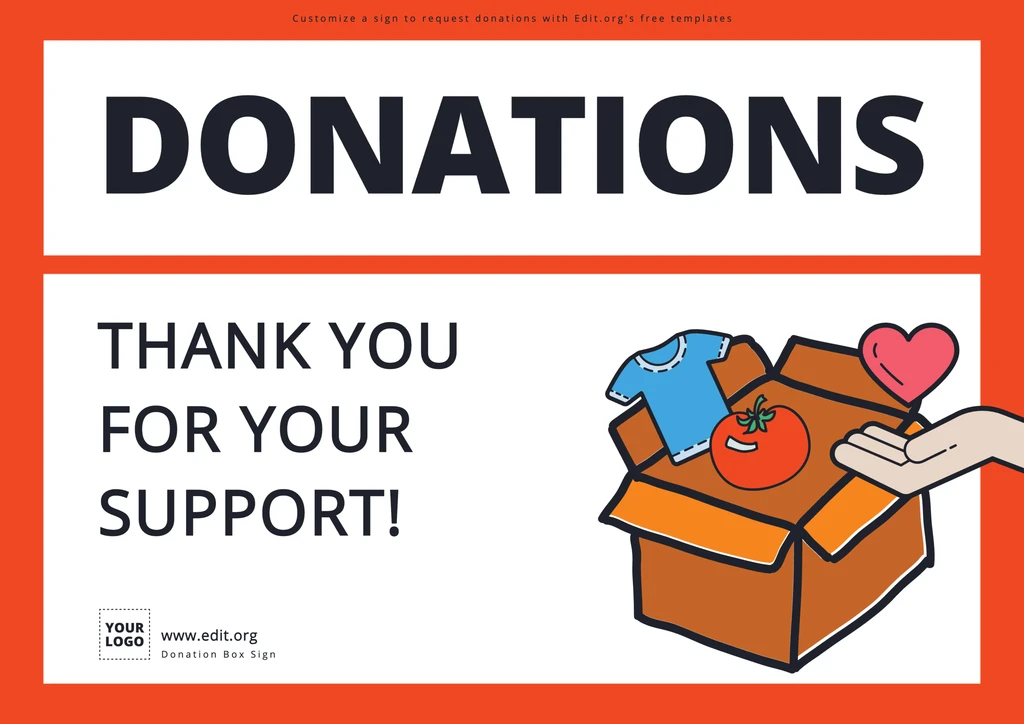 Free Printable Donation Box Signs Free Printable Donation Box Signs
