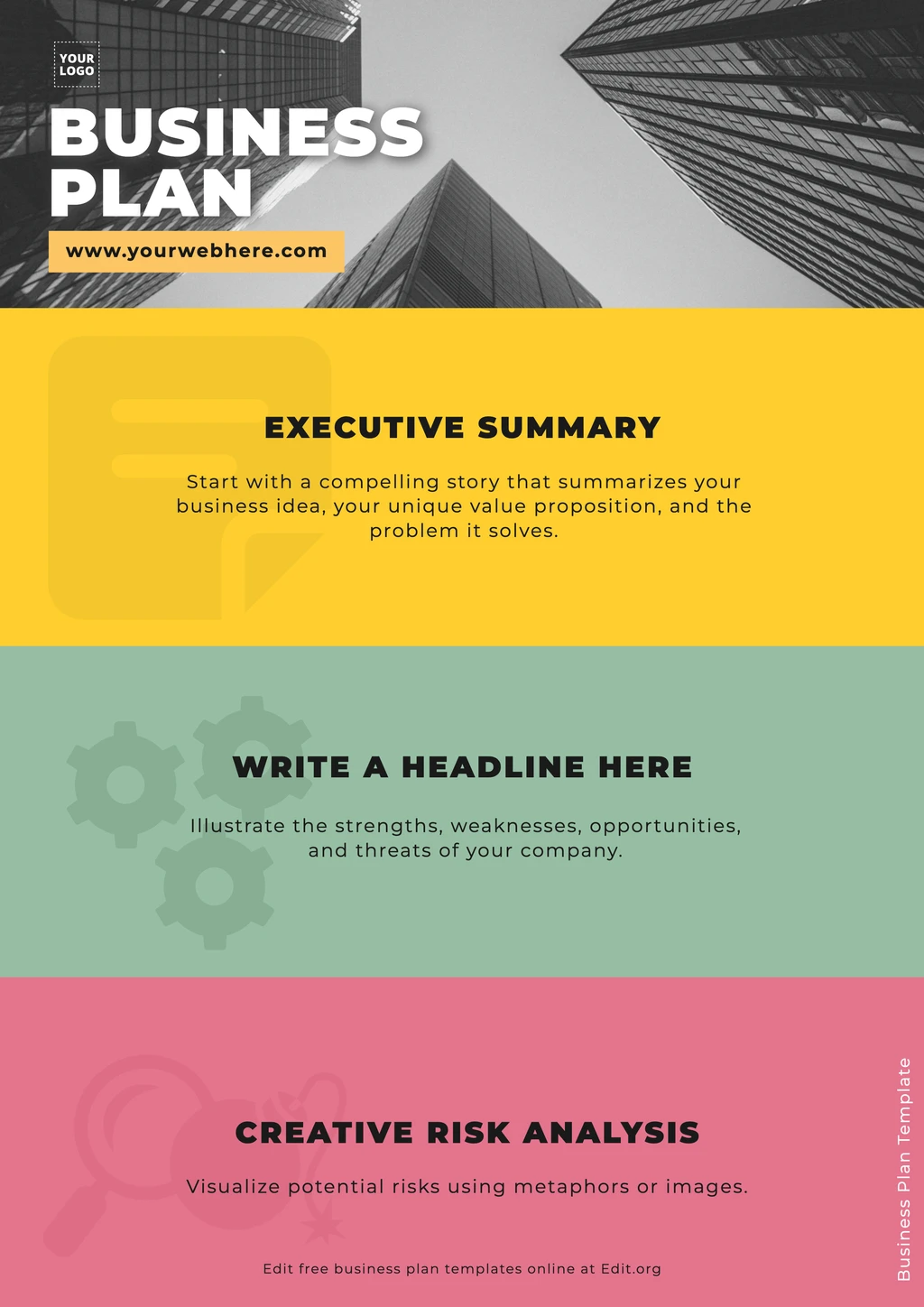 Custom Business Plan format for small business