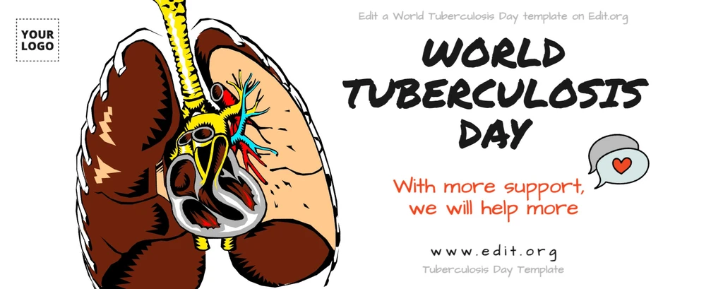 Custom TB Day banner design to edit online