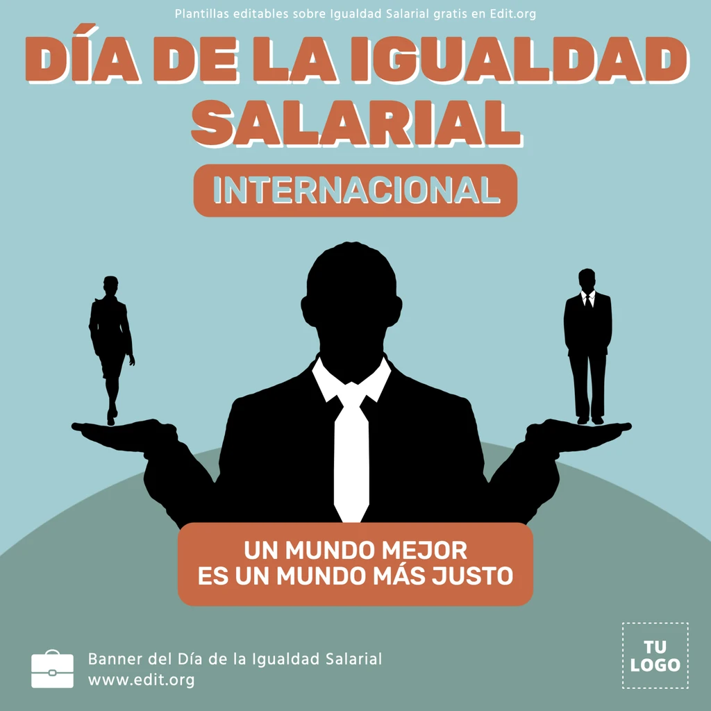 Carteles de Igualdad Salarias de mujeres para descargar gratis