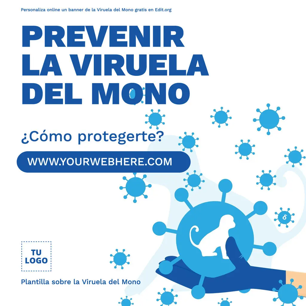 Cartel Viruela del Mono para descargar gratis