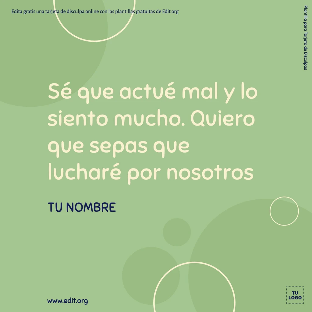 Plantilla de tarjeta para pedir perdón a tu pareja editable