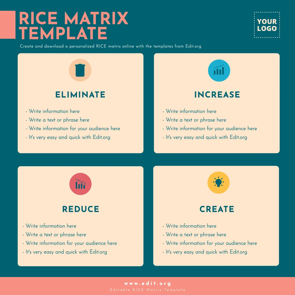 Free RICE Matrix design template online