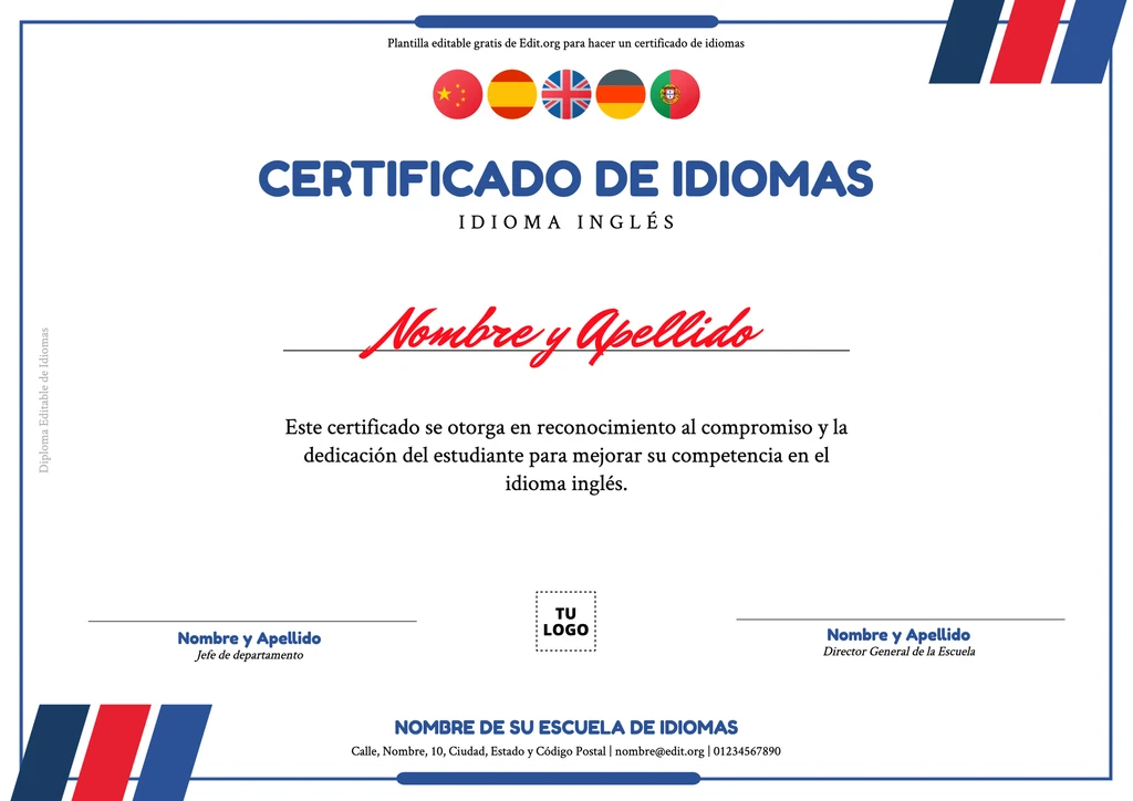 Diseños gráficos para crear diplomas y certificados