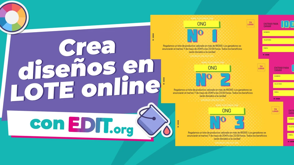 Editor online para diseños en lote gratis