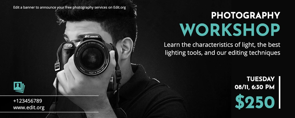 Customizable Photography advertising ideas to download