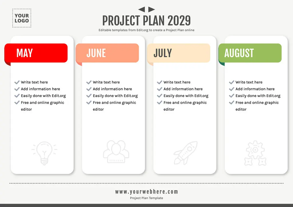 Editable Project Implementation Plan template