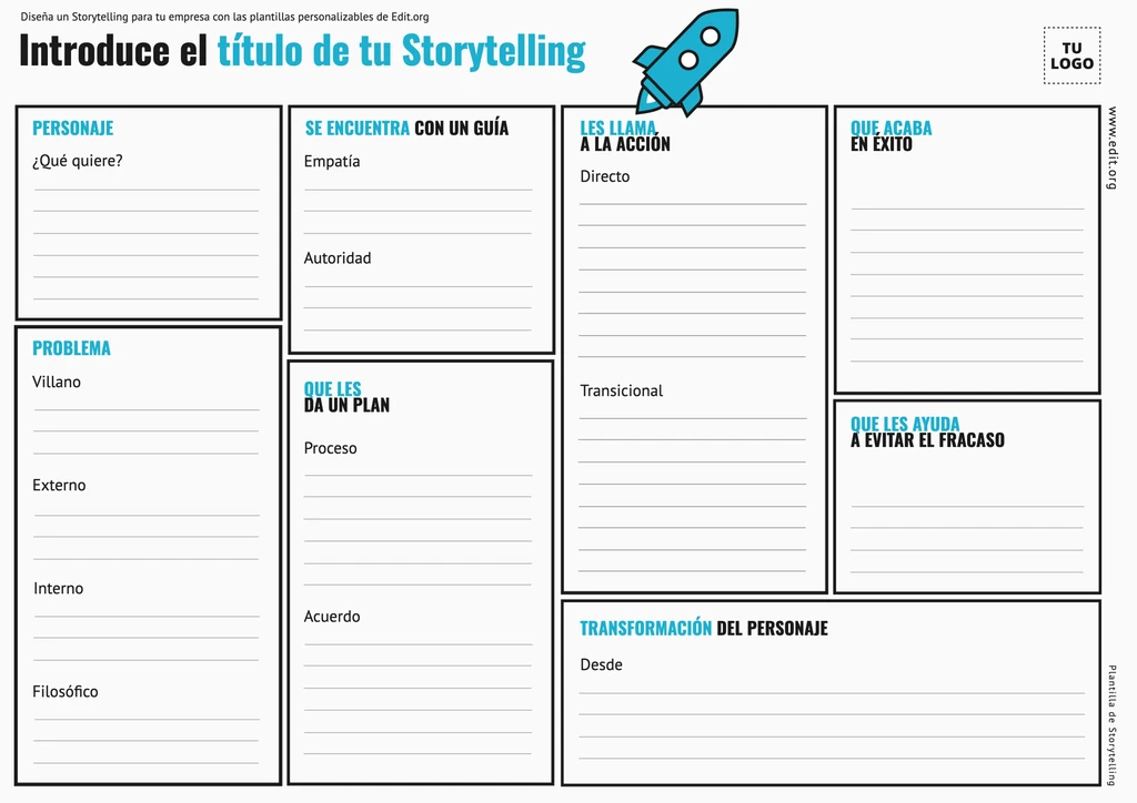 Plantilla de Storytelling digital para marcas