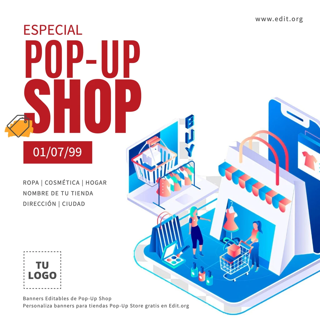 Banner para Tienda Pop-Up Store online
