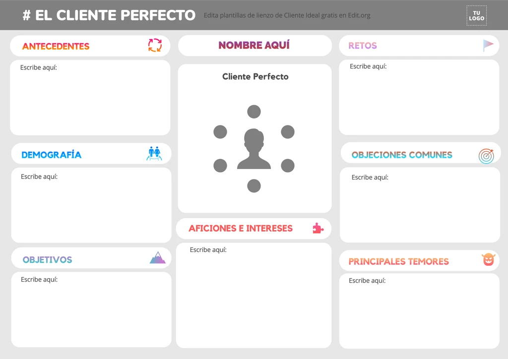 Plantilla para hacer un Buyer Persona online