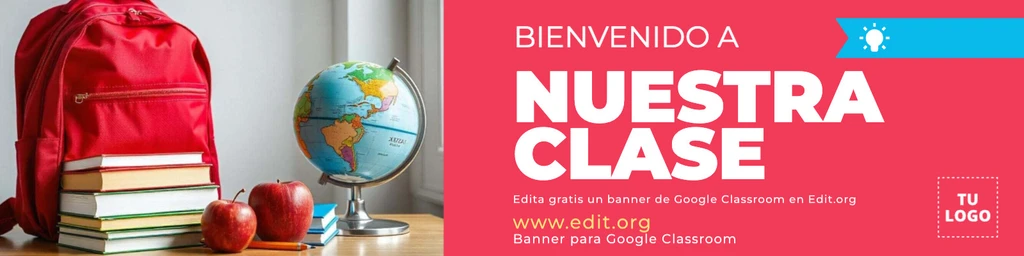 Banner para Google Classroom gratuito para editar