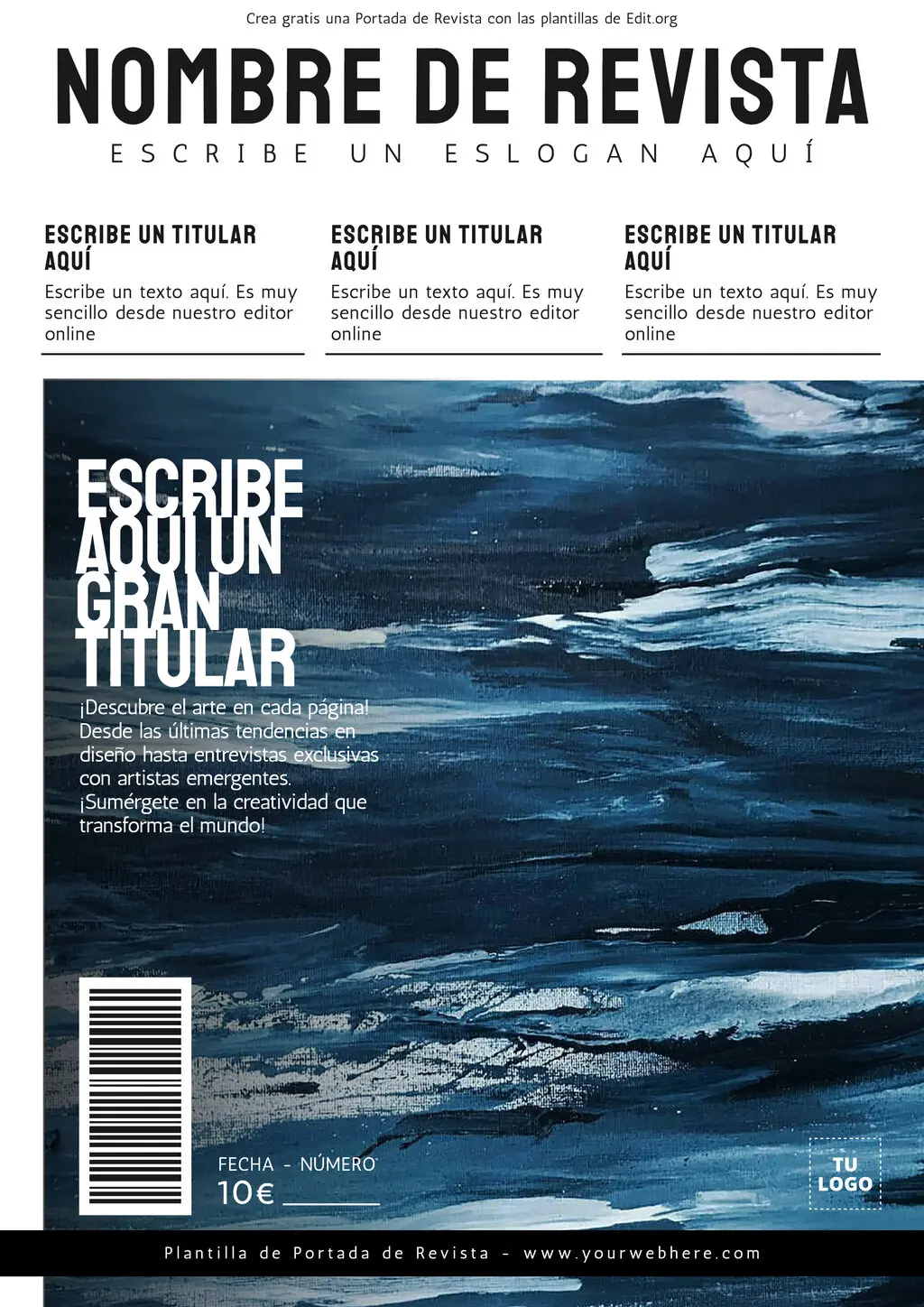 Portadas De Revistas Para Editar Gratis