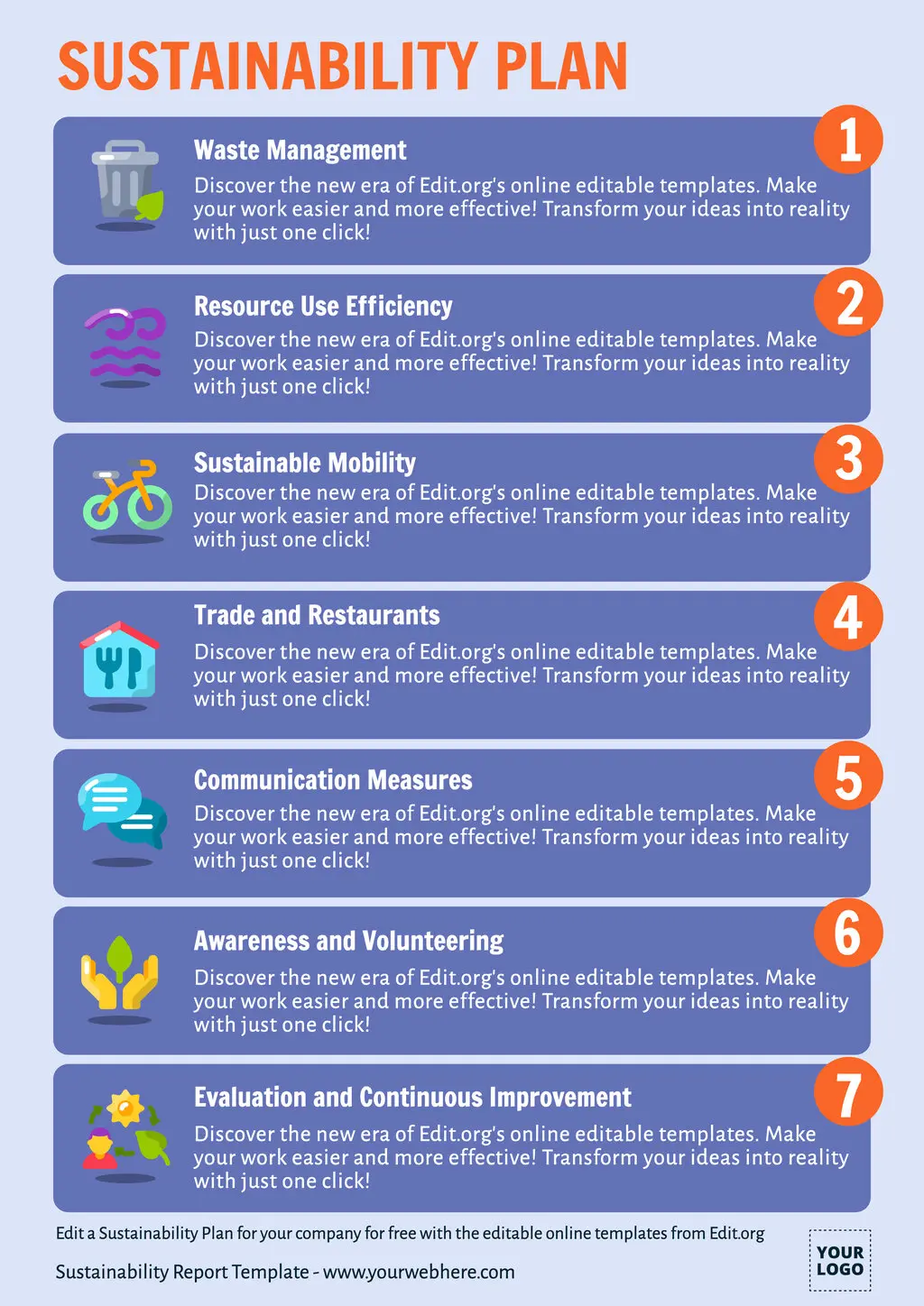 Free Sustainability Report Templates For Companies