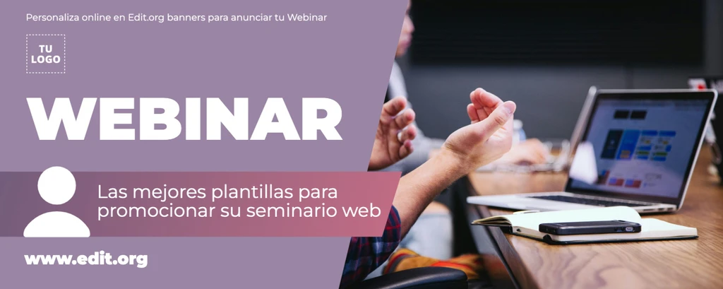 Plantilla para anuncio Webinar personalizable gratis