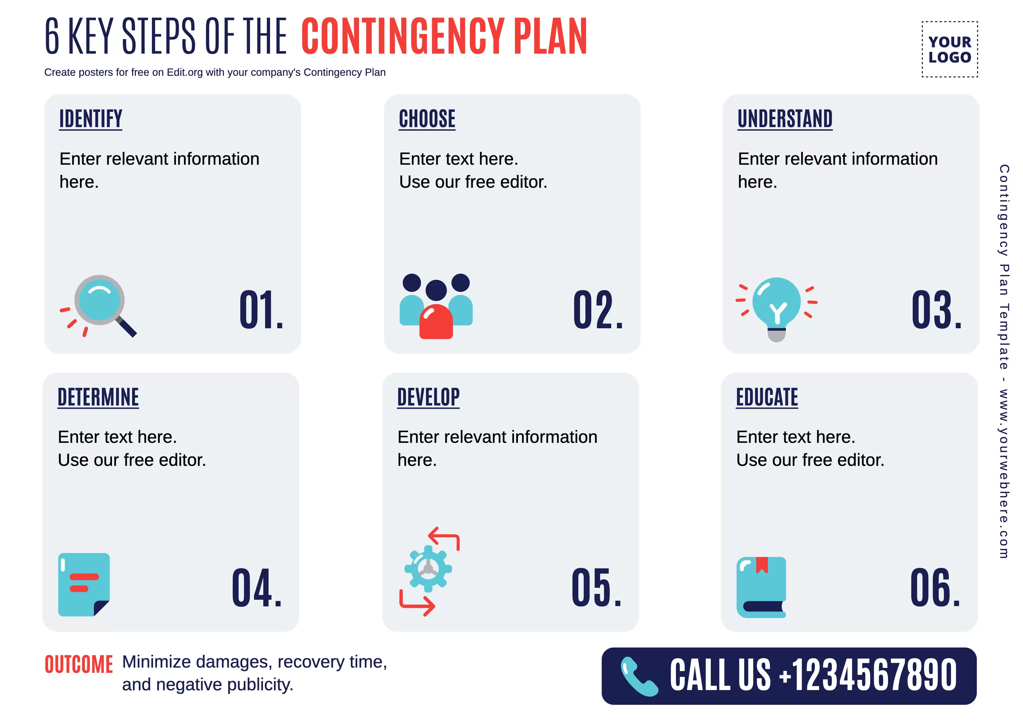 Customizable small business Contingency Plan template