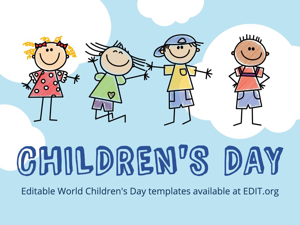 World Children's Day poster templates