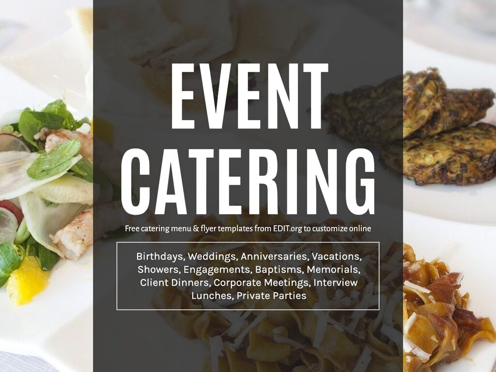 Event Catering Menu Maker Online
