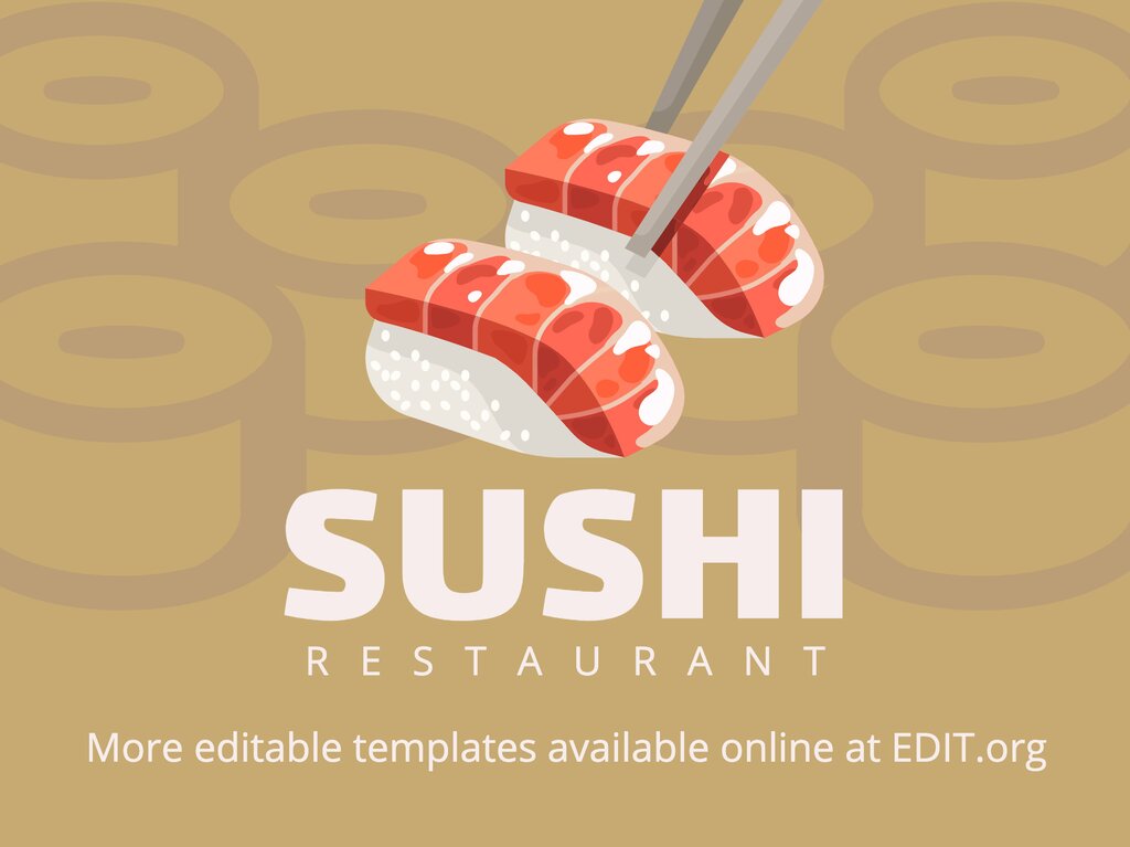 Create a free Japanese menu design online