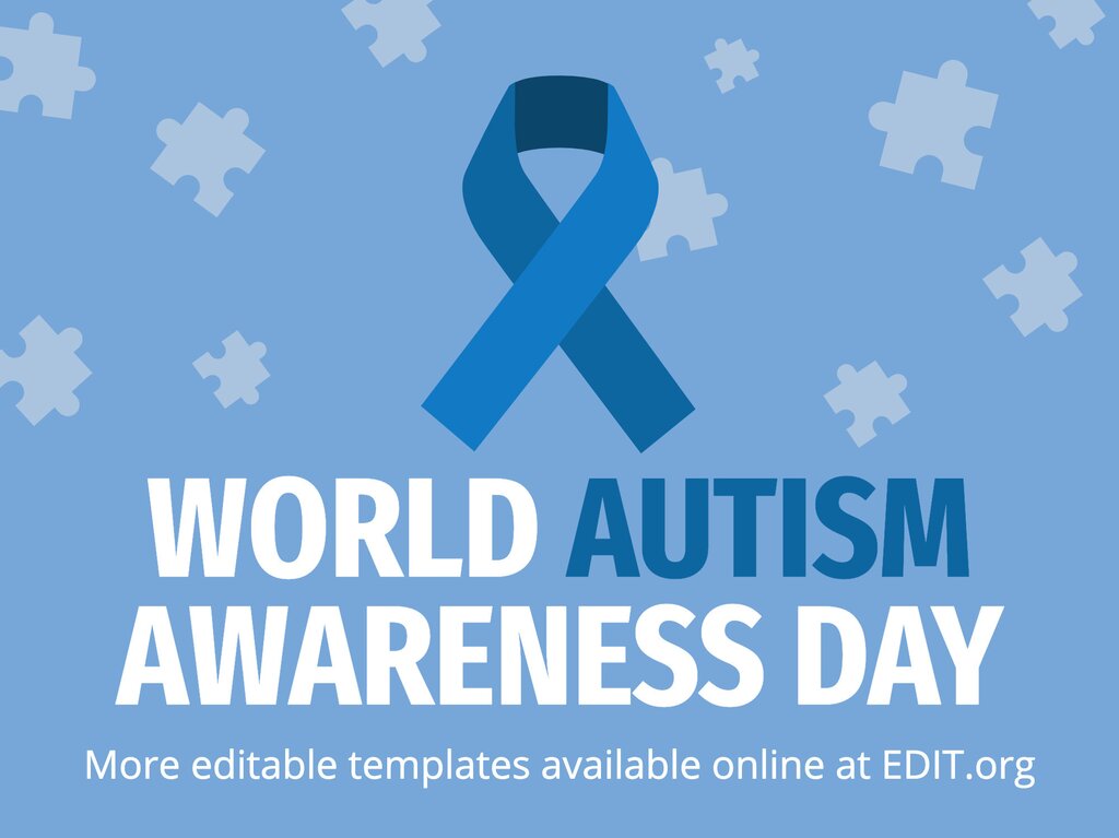 Create A World Autism Awareness Day Poster - Autism Awareness Home Decorating Ideas