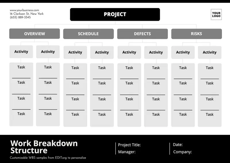 Work breakdown structure free download