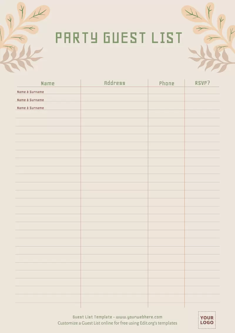 Free and customizable paper templates
