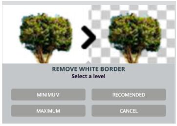 Remove white background