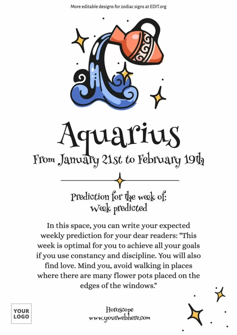 Editable astrology templates for free