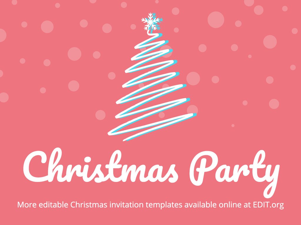 Christmas Party Invitation Templates To Edit Online