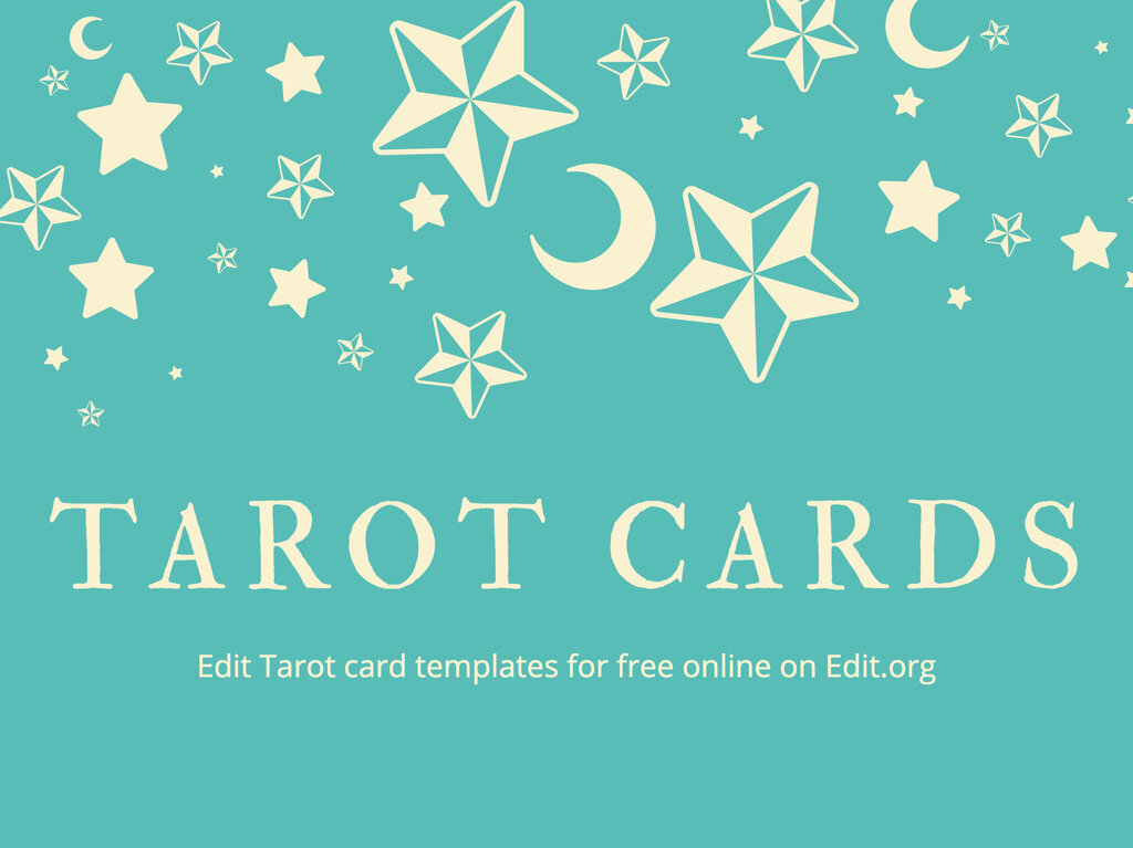 Make Your Own Tarot Cards Printable Tarot Card Template Mini Blank
