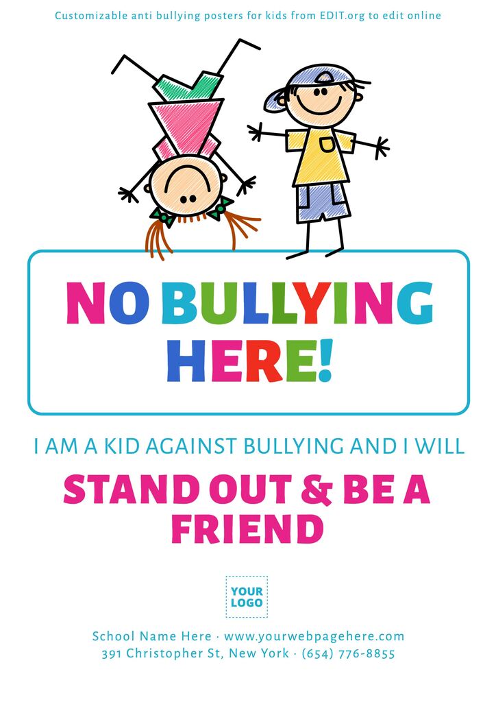 Bullying Posters Printable