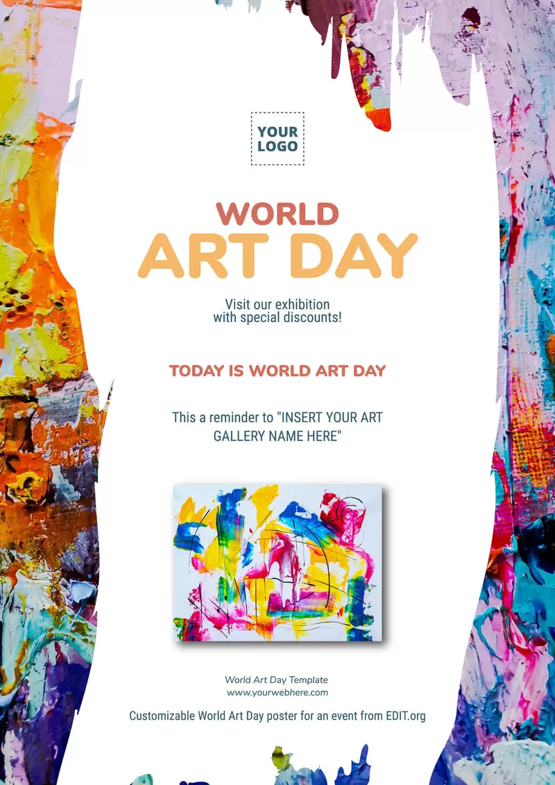 Customizable International Painters Day posters for events