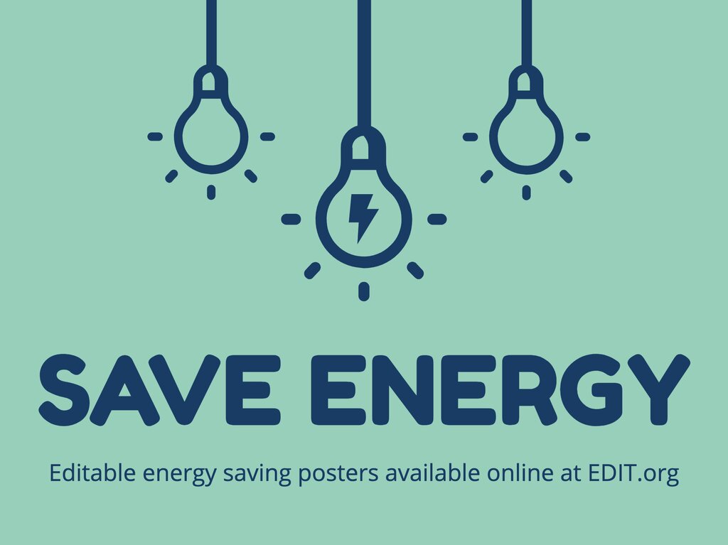 Energy Saving Posters