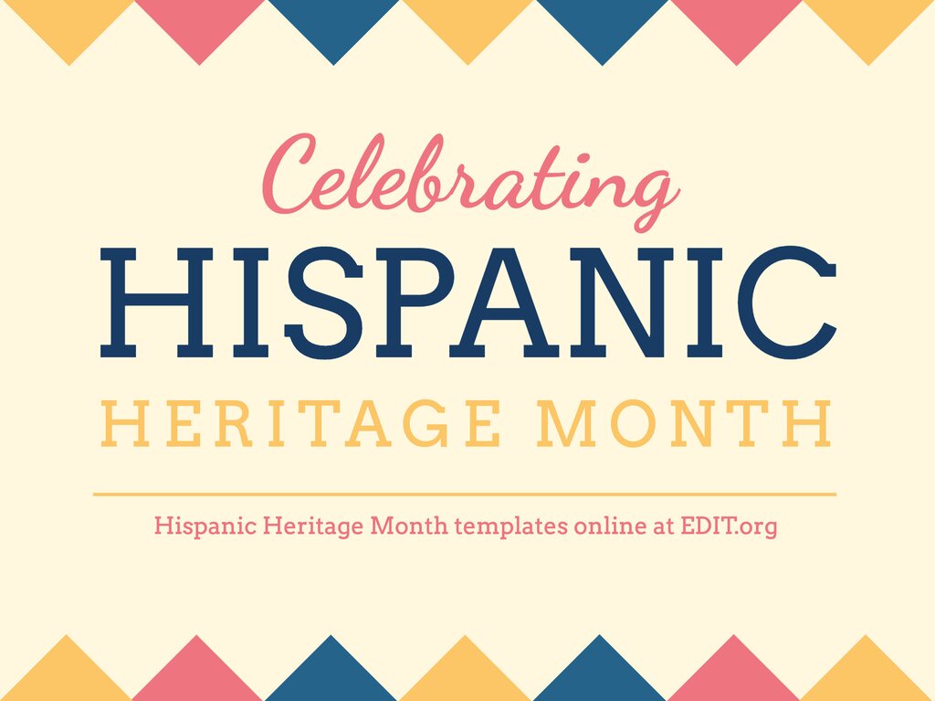 Free Customizable Hispanic Heritage Templates