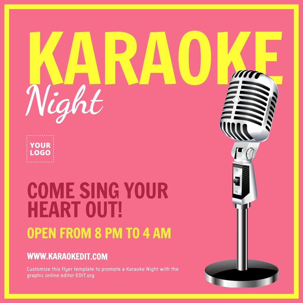 editable-flyer-templates-to-promote-karaoke-nights