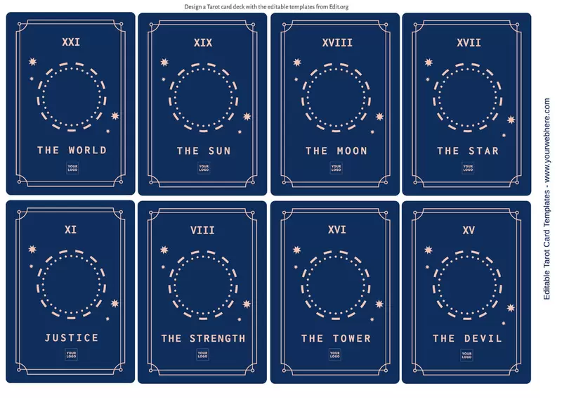 Discover how to make custom tarot cards with free templates
