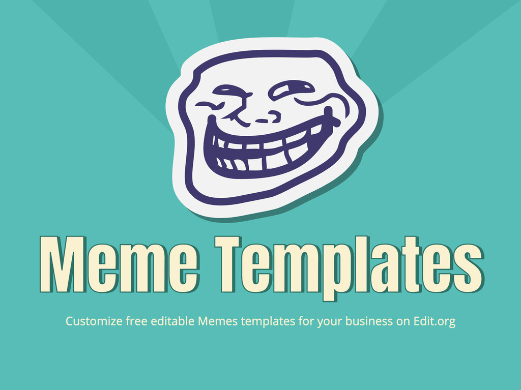 Free and customizable meme templates