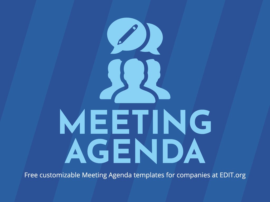 Customize A Meeting Agenda Template Online