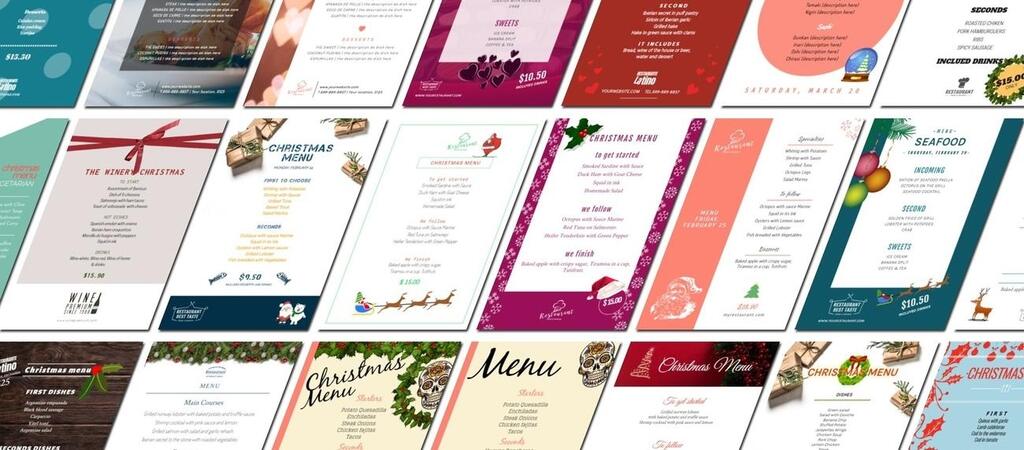 create free restaurant menu