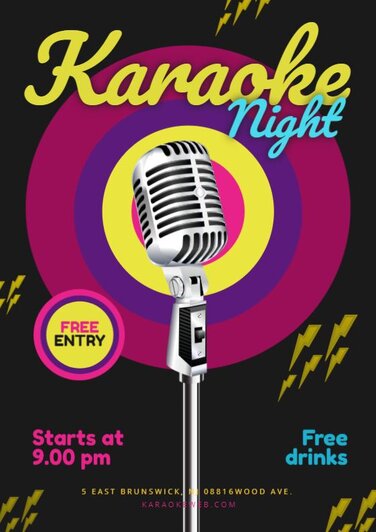 Edit a karaoke flyer